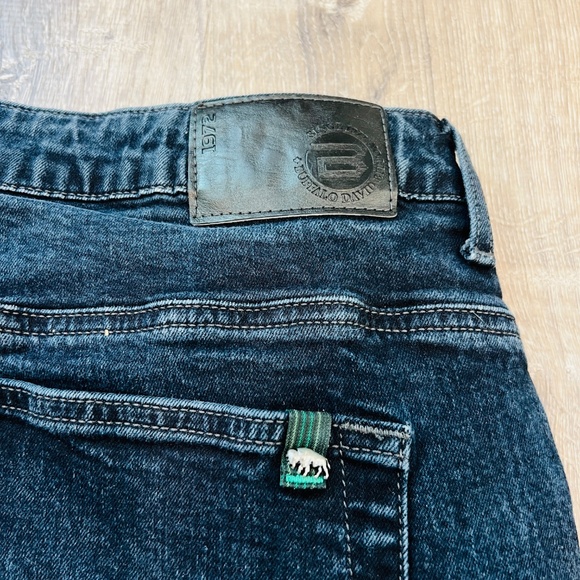 Men's Buffalo David Bitton Ash-X Slim Stretch Jeans Blue Dark Wash Size 40x32 - Picture 8 of 14